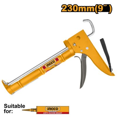 Pistol Silicon 230mm cu Functie de Taiere INGCO HCG0909