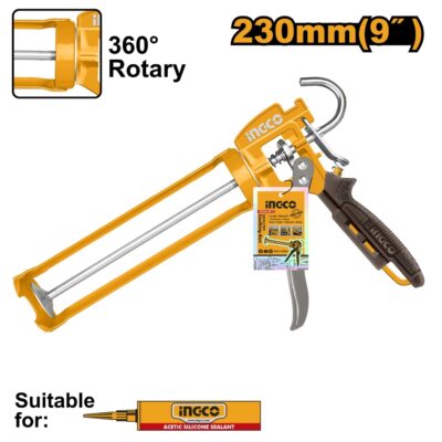 Pistol Silicon Rotativ 9” INGCO HCG1709