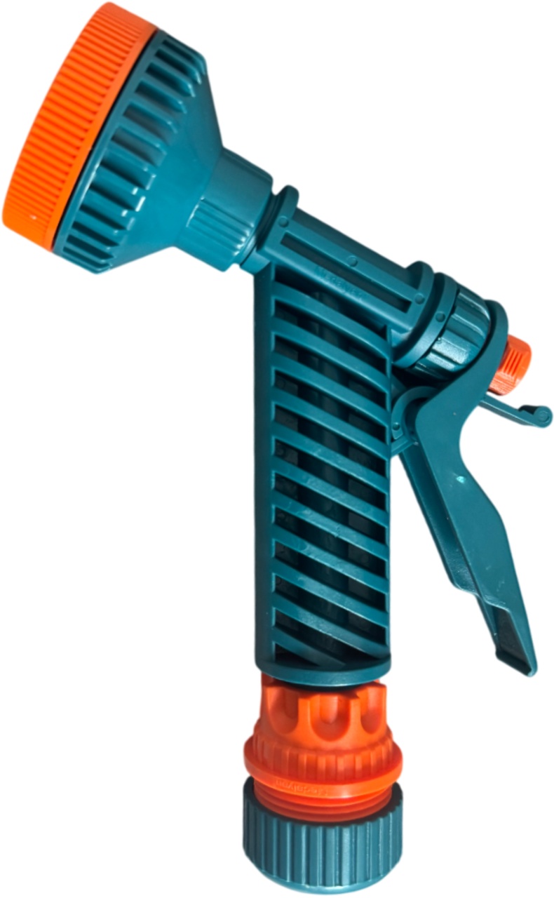 Pistol stropit cu rozeta si conector 3/4 TU pentru irigatii gradina – reglaj jet apa si conectare rapida
