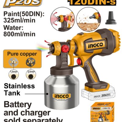 Pistol Vopsit 20V 800ml 120DIN-s INGCO CSGLI20041