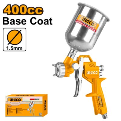 Pistol Vopsit Vas Metal Sus 400cc INGCO ASG4041