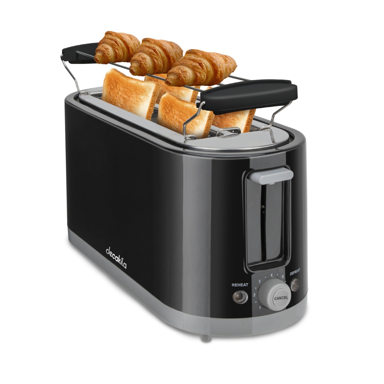 Prajitor Paine 1400W 4 Felii cu Functie Croissant