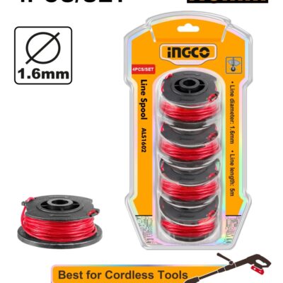 Rezerva Tambur Motocoasa 5m 1.6mm Set 4buc INGCO ALS1602