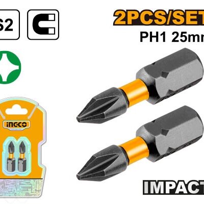 Set Biti PH1 + S2 2buc INGCO SDBIM71PH125