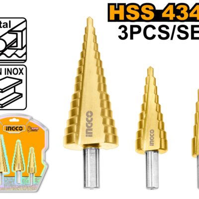 Set Burghie Conice 3buc INGCO AKSDS80401