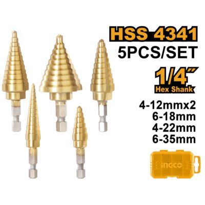 Set Burghie Conice 5buc INGCO AKSDS2051