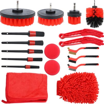 Set de Perii pentru Detailing Auto 18buc (nou)
