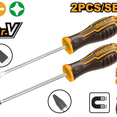 Set Surubelnite Cr-V + – 2pcs INGCO HKSD0248