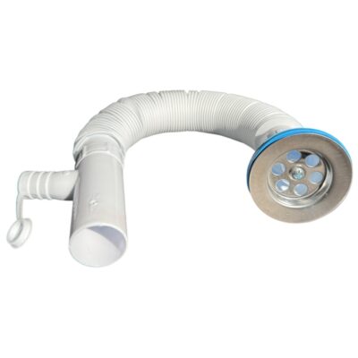 Sifon Flexibil plastic 32″cu adaptor pt masina de spalat