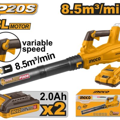 Suflanta Frunze 20V Turatie Reglabila 2 Acumulatori INGCO CABLI20428E