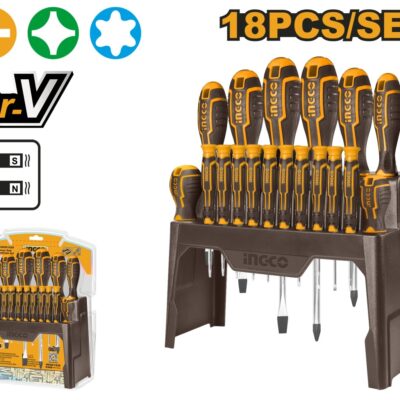 Surubelnite Precizie Set CR-V 18pcs INGCO HKSD1828