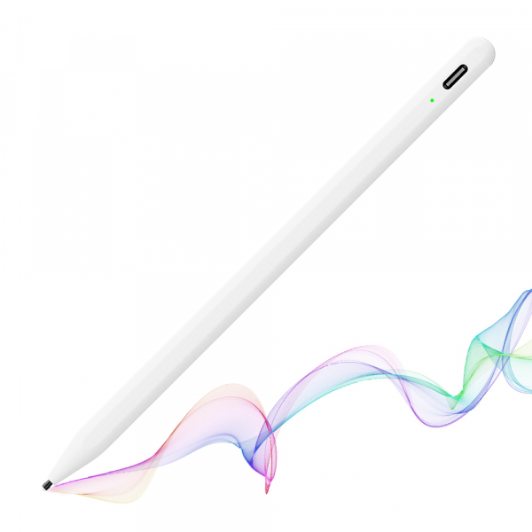 Touch Pen Techsuit A580S pentru Apple iPad, Versiune Activ, Alb