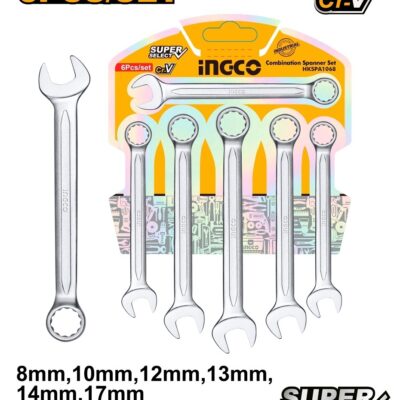 Trusa Chei Combinate 6 buc 8-17mm INGCO HKSPA1068