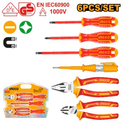 Trusa Electrician Set 6buc INGCO HKIST3061