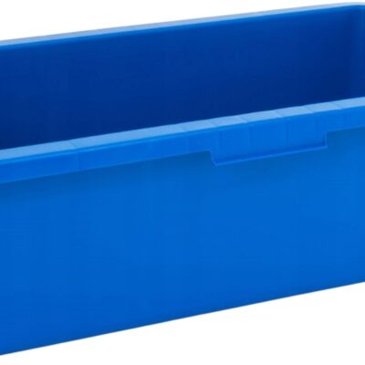 Vas Plastic Dreptunghiular 80L Albastru